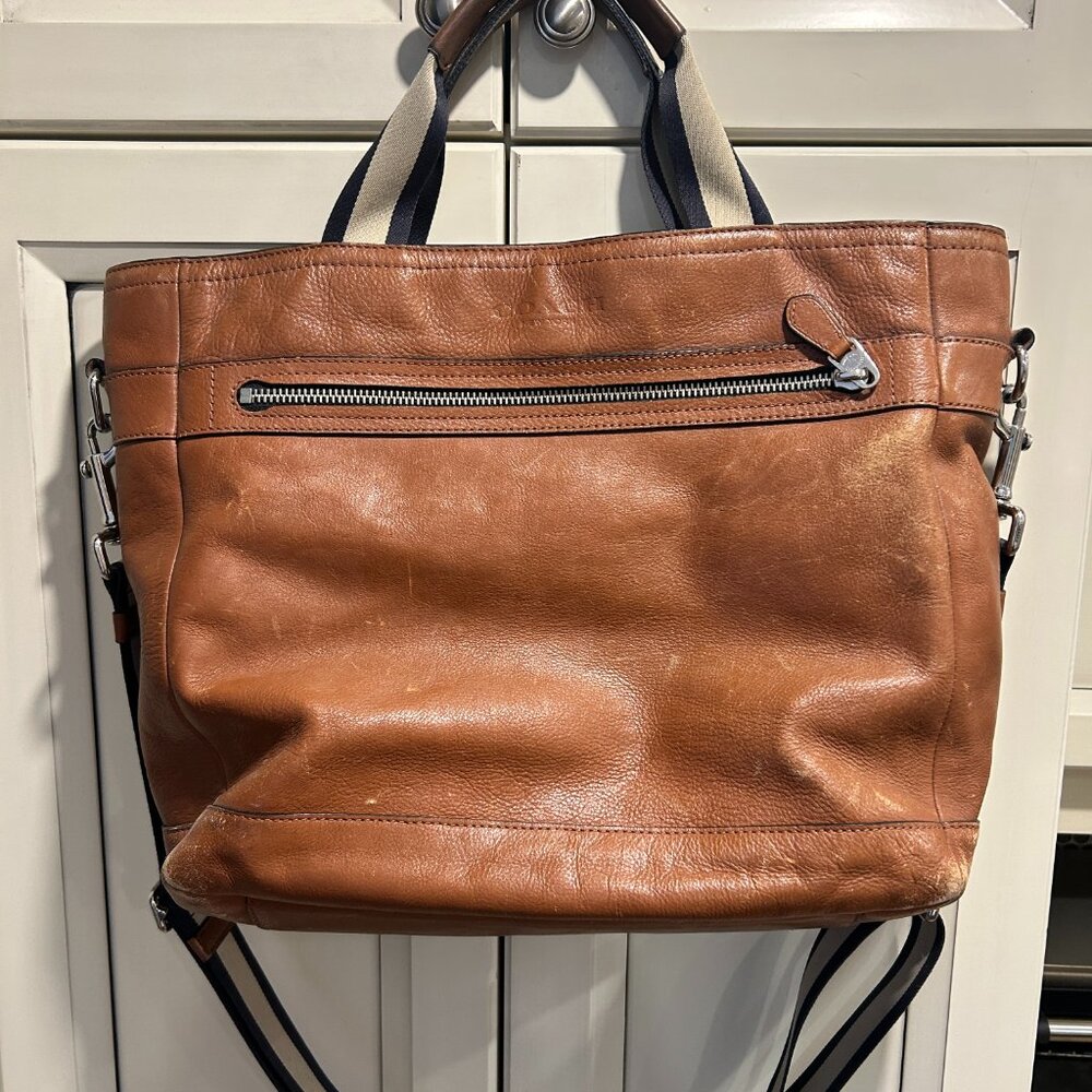 COACH tan leather